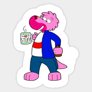 Hot Cup of Pink Sticker